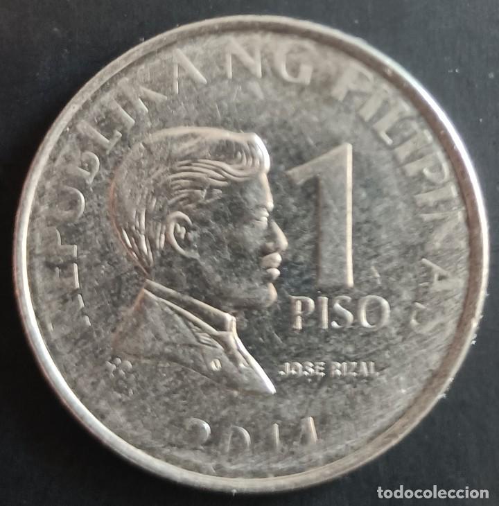 Monedas antiguas de Asia: 1 Piso 2014 - Filipinas - Foto 1
