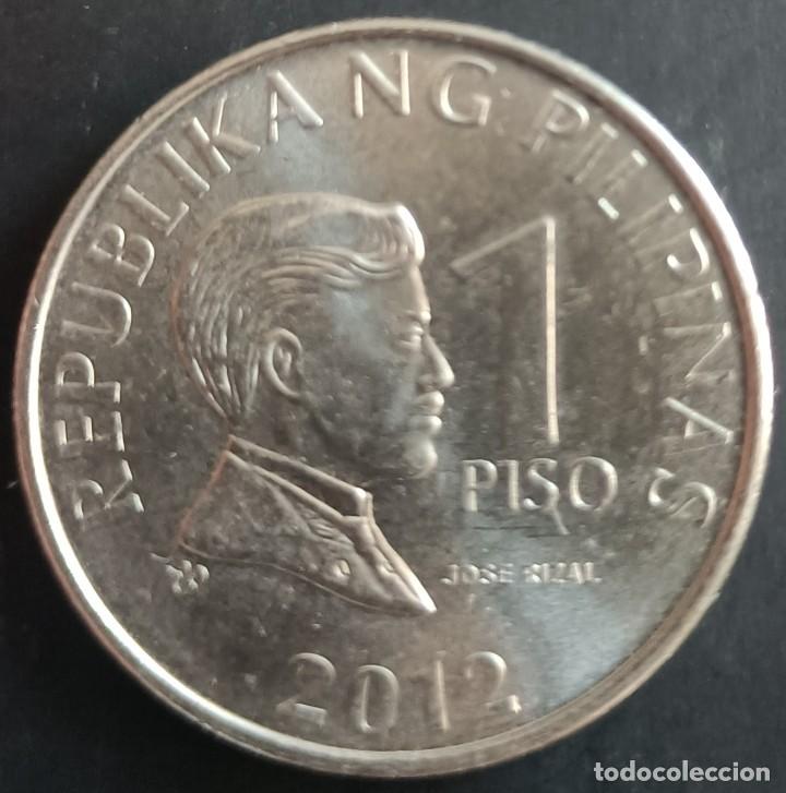 Monedas antiguas de Asia: 1 Piso 2012 - Filipinas - Foto 1
