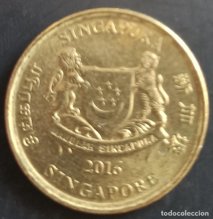 Monedas antiguas de Asia: 5 Cents 2016 - Singapur - Foto 1