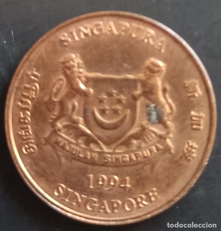 Monedas antiguas de Asia: 1 Cent 1994 - Singapur - Foto 1