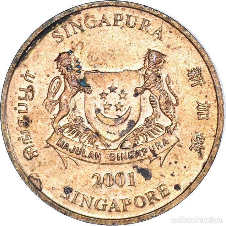 Monedas antiguas de Asia: [#1430180] Moneda, Singapur, Cent, 2001 - Foto 1