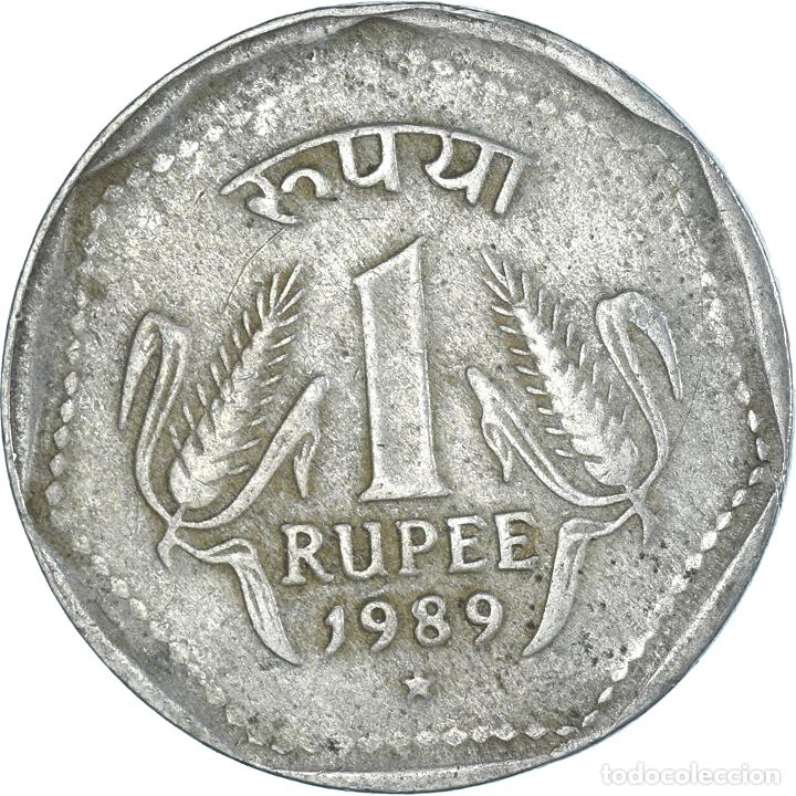 Monedas antiguas de Asia: [#1429366] Moneda, India, Rupee, 1989 - Foto 2