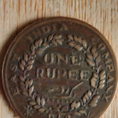 Monedas antiguas de Asia: ONE RUPEE. EAST INDIA COMPANY 1839. COBRE. DIÁMETRO 3 CM.. Lote 361372625