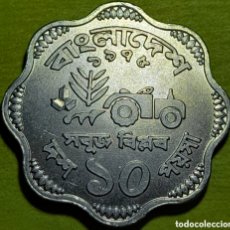 Monedas antiguas de Asia: BANGLADESH 10 POISHA PERIODO 1974-1978. Lote 364496096
