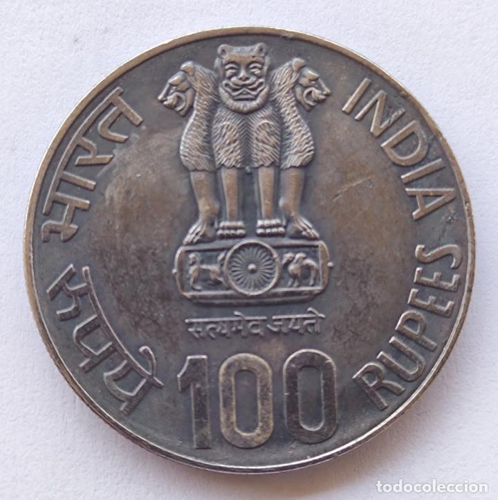 Monedas antiguas de Asia: 100 RUPIAS 1986 INDIA - Foto 1