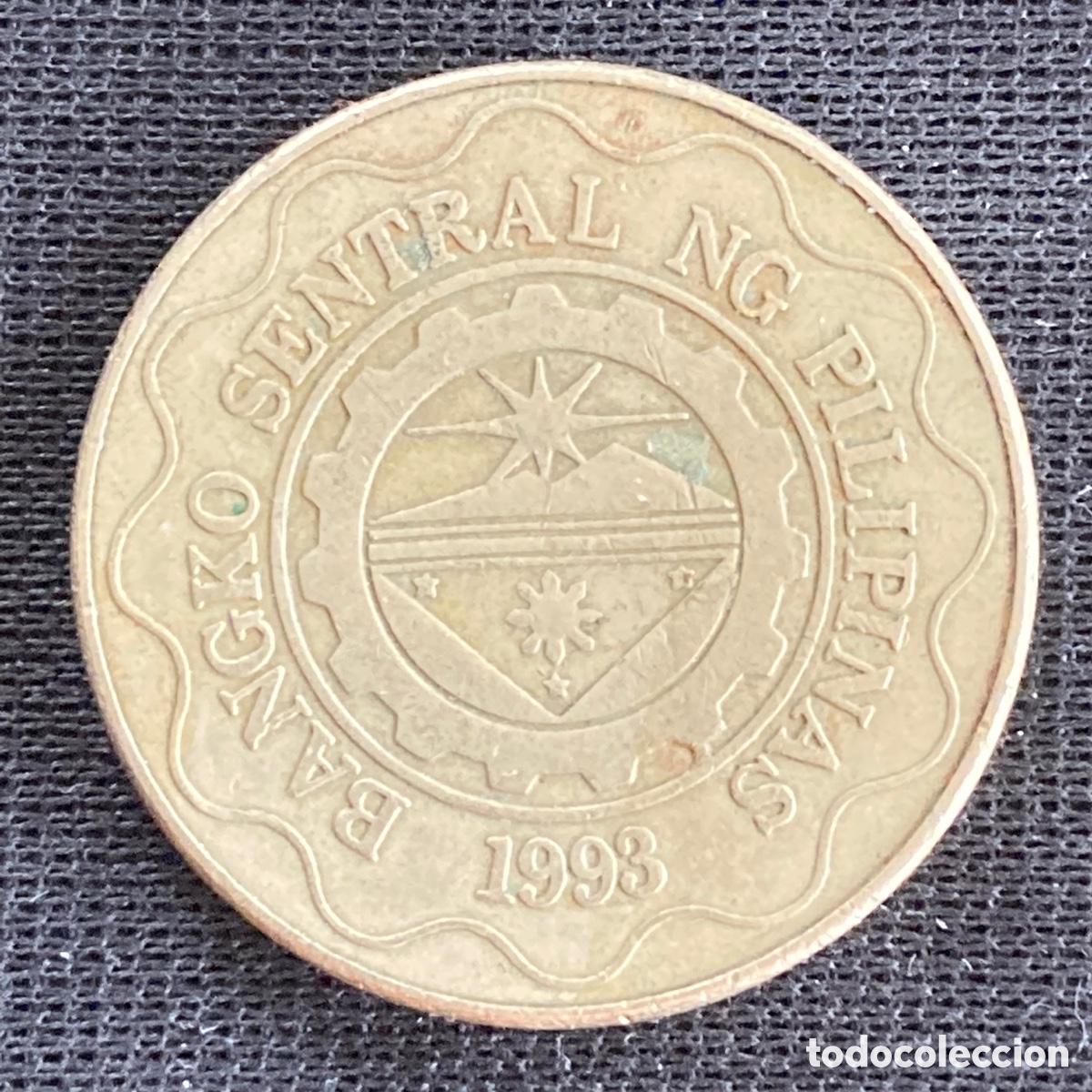 Monedas antiguas de Asia: 5 piso 1997 Filipinas - Foto 2