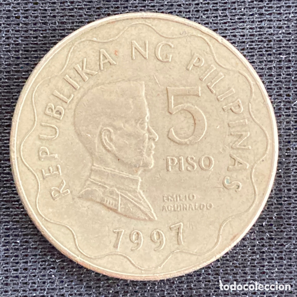 Monedas antiguas de Asia: 5 piso 1997 Filipinas - Foto 1