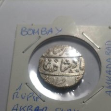 Monedas antiguas de Asia: INDIA PRINCIPADOS - BOMBAY - 1 RUPIA PLATA. Lote 368581541