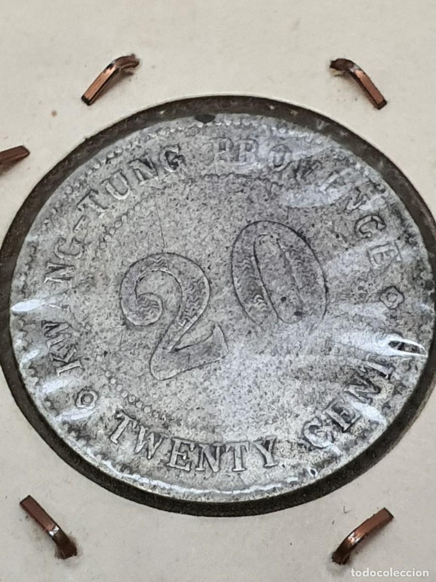 Monedas antiguas de Asia: MONEDA 20 CENTS CHINA - Foto 3
