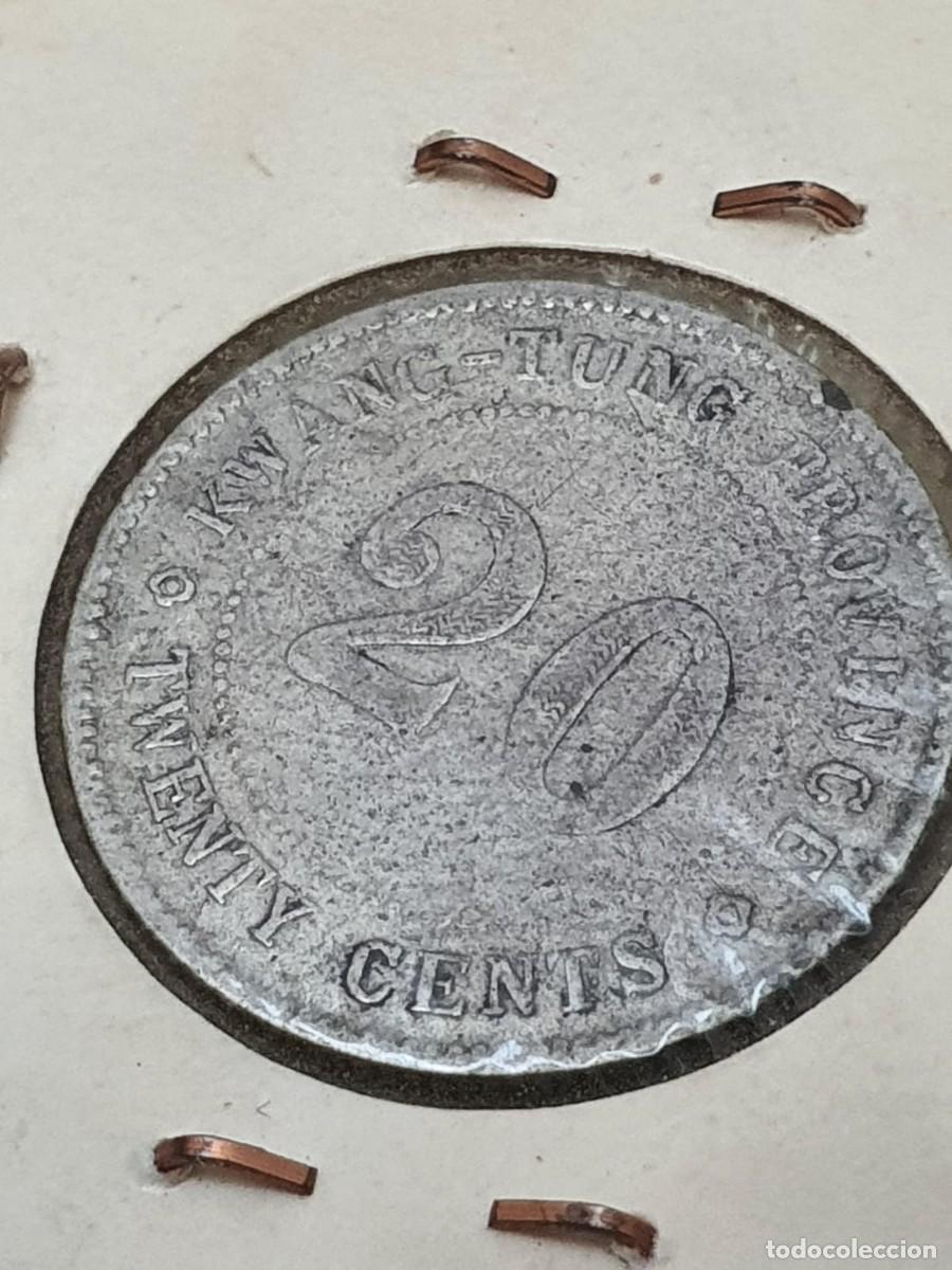 Monedas antiguas de Asia: MONEDA 20 CENTS CHINA - Foto 4
