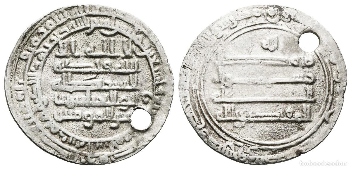 Moedas antigas da &Aacute;sia: *** MUY BONITO DIRHAM DE `ALI MUKTAFI BILLAH, 294 H. MADINAT AL SALAM. ABBASIDAS ***