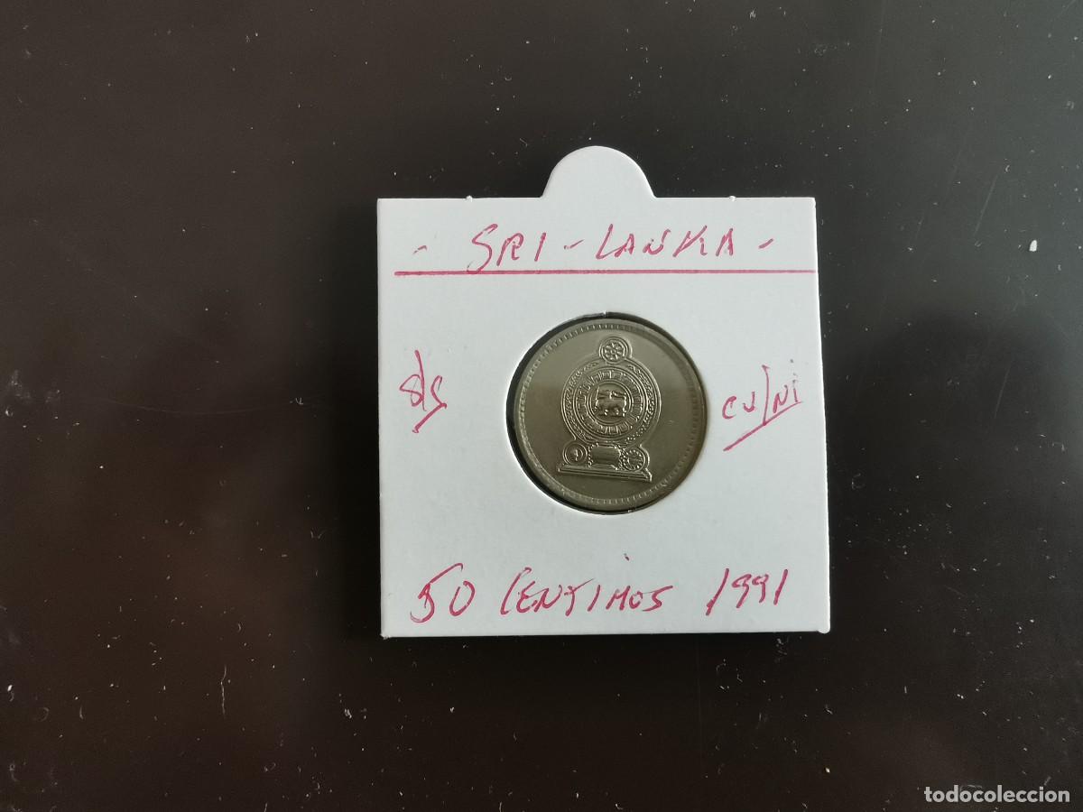 Monete antiche di Asia: SRI-LANKA 50 CENTIMOS 1991 S/C KM=135.2 (CUPRONIQUEL)