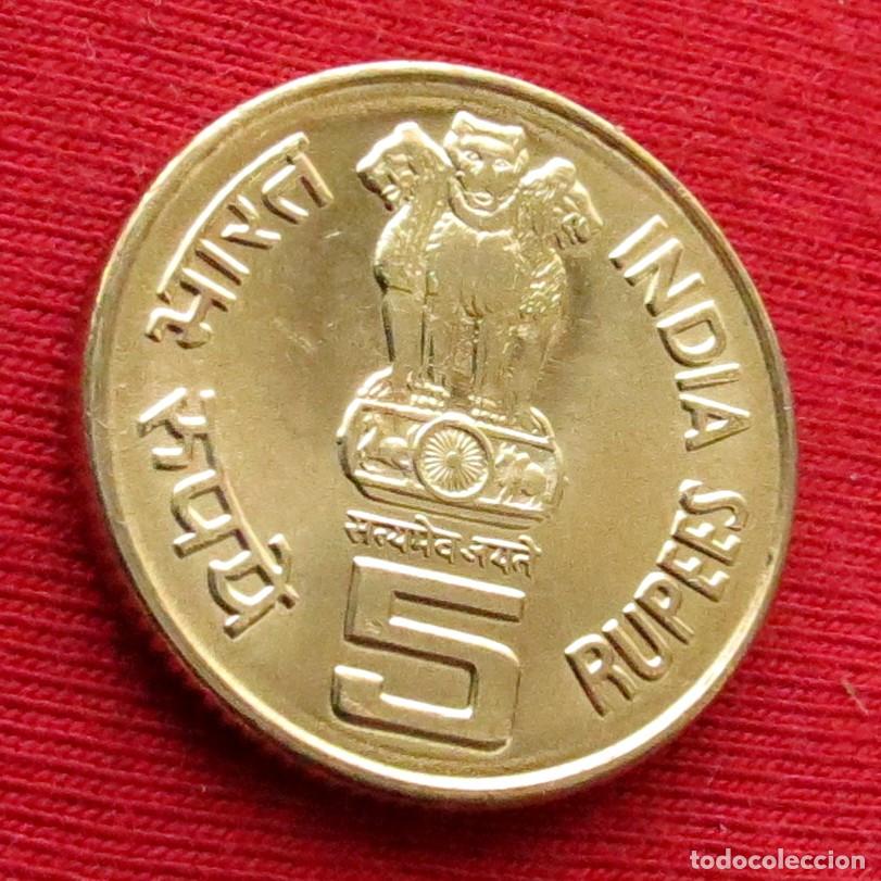 Monedas antiguas de Asia: India 5 rupees 2009 Saint Alphonsa unc - Foto 2