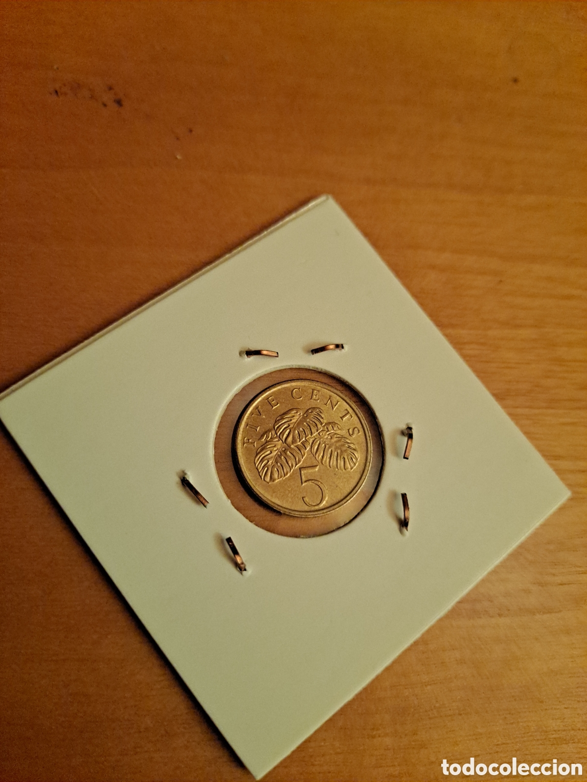 Monedas antiguas de Asia: 5 c SINGAPUR 1985, MBC - Foto 2