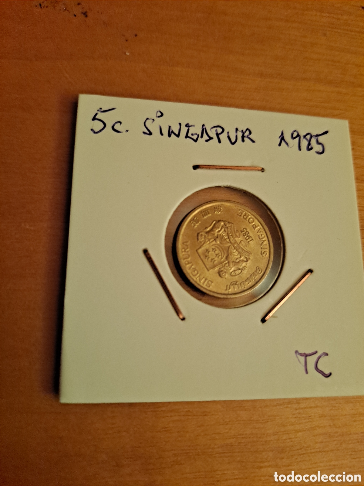 Monedas antiguas de Asia: 5 c SINGAPUR 1985, MBC - Foto 1