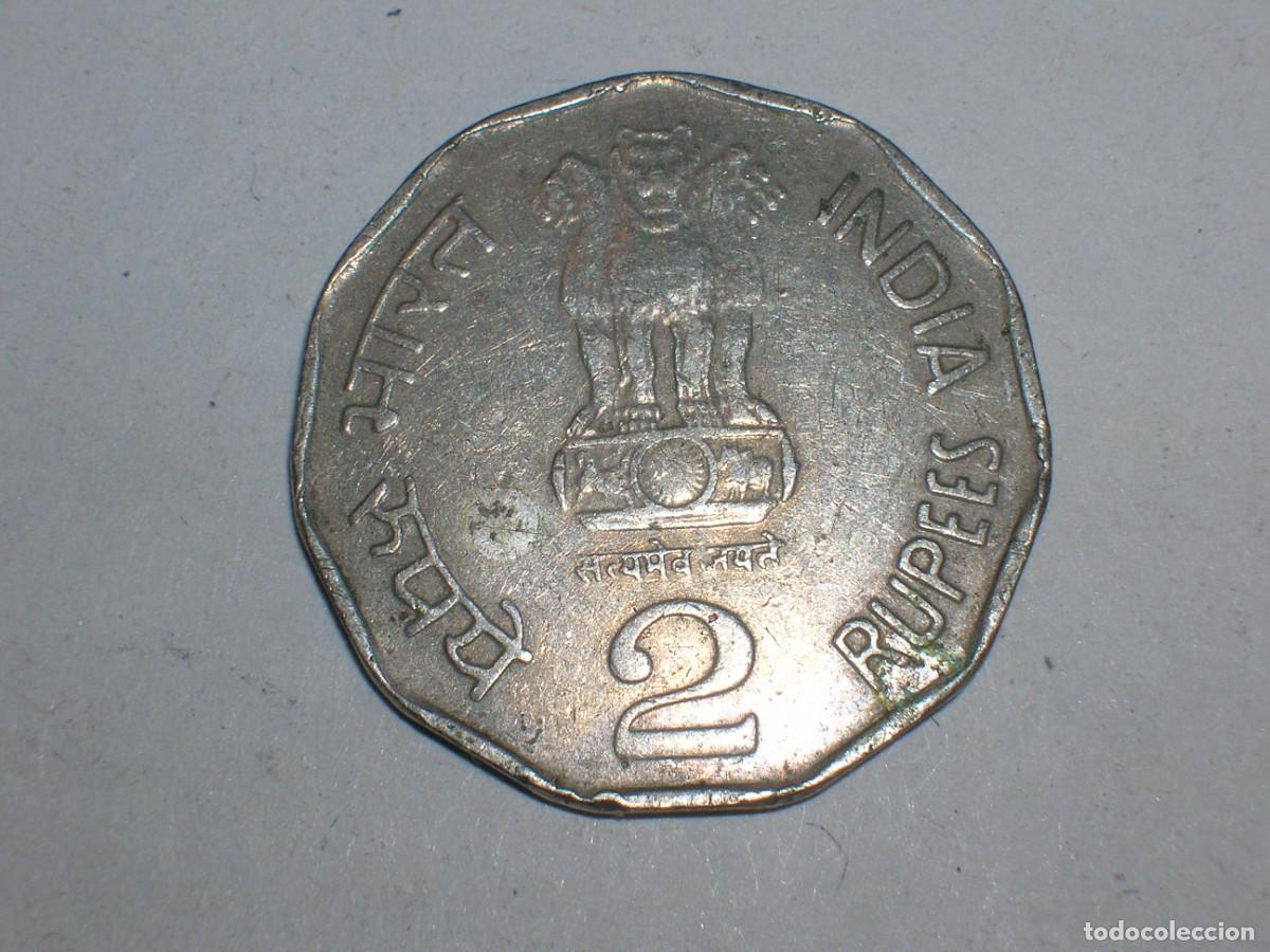 Monedas antiguas de Asia: INDIA 2 rupias 2000 (13050) - Foto 2
