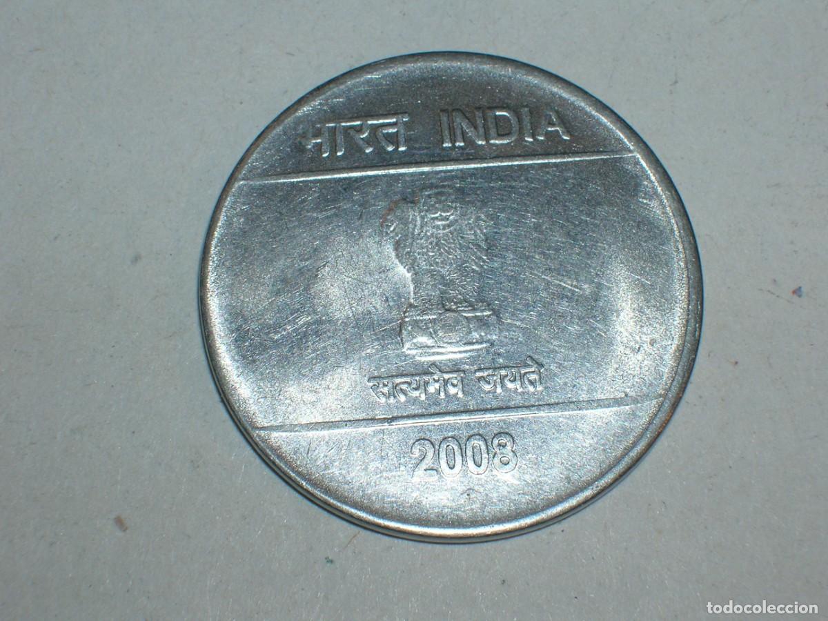 Monedas antiguas de Asia: INDIA 2 rupias 2008 (13054) - Foto 1