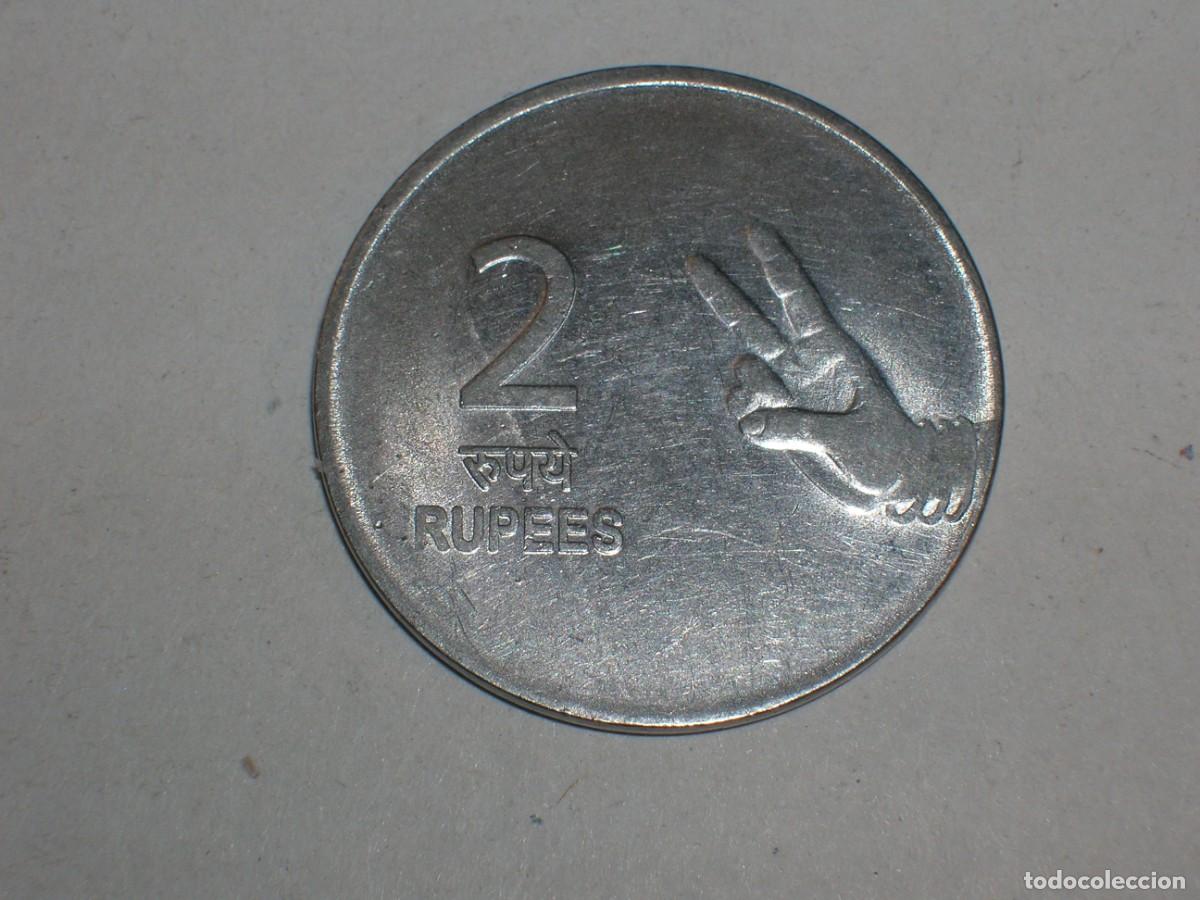 Monedas antiguas de Asia: INDIA 2 rupias 2008 (13054) - Foto 2