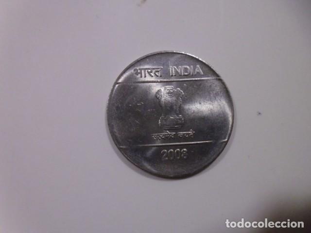 Monedas antiguas de Asia: INDIA MONEDA 2 RUPIAS 2008 - Foto 1