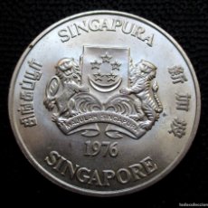 Monedas antiguas de Asia: SINGAPUR 10 DÓLARES 1976 -10 ANIV. DE LA INDEP.- -PLATA-
