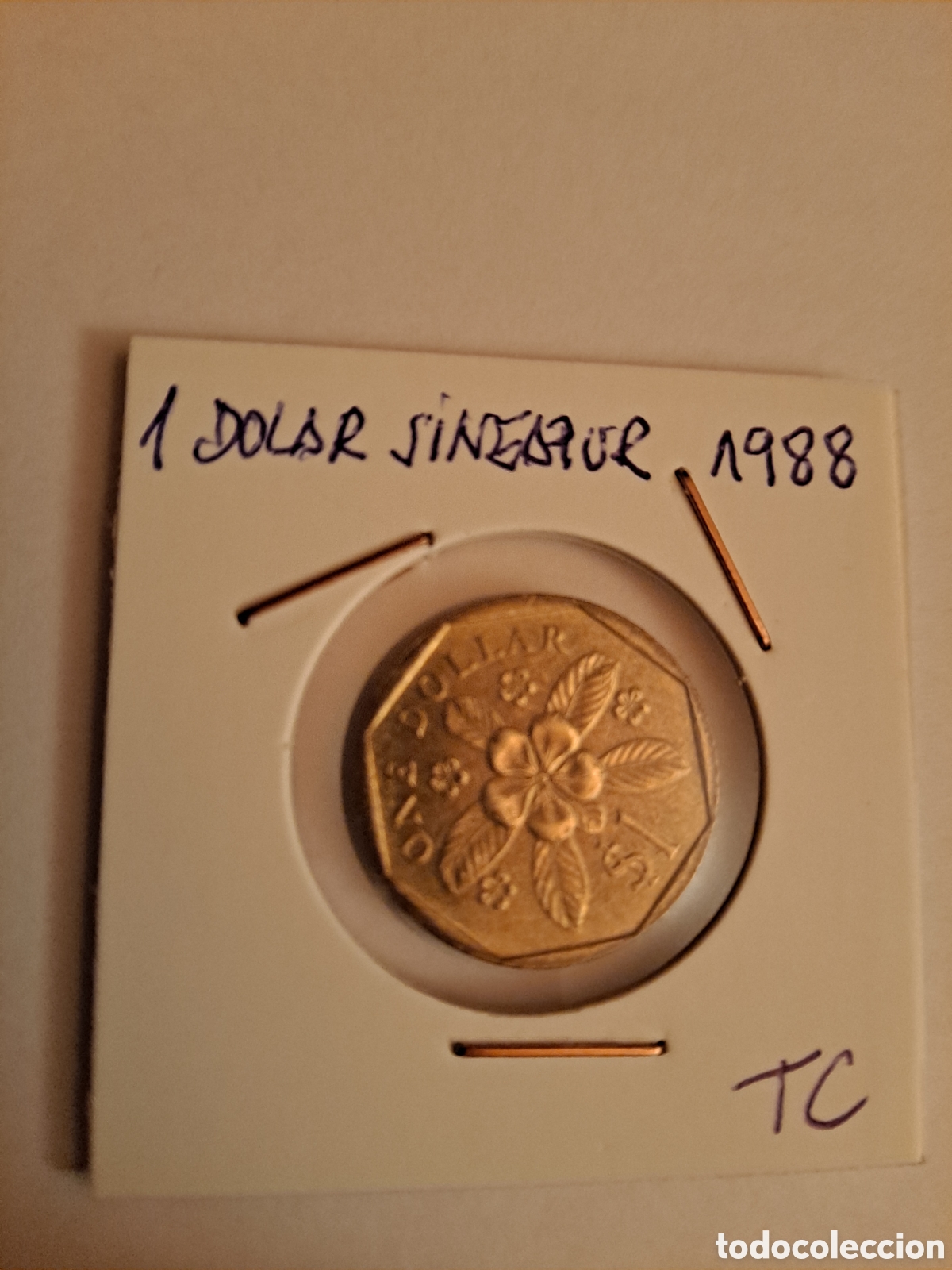 Monedas antiguas de Asia: 1 Dolar de Singapur 1988, practicamente nueva. - Foto 1