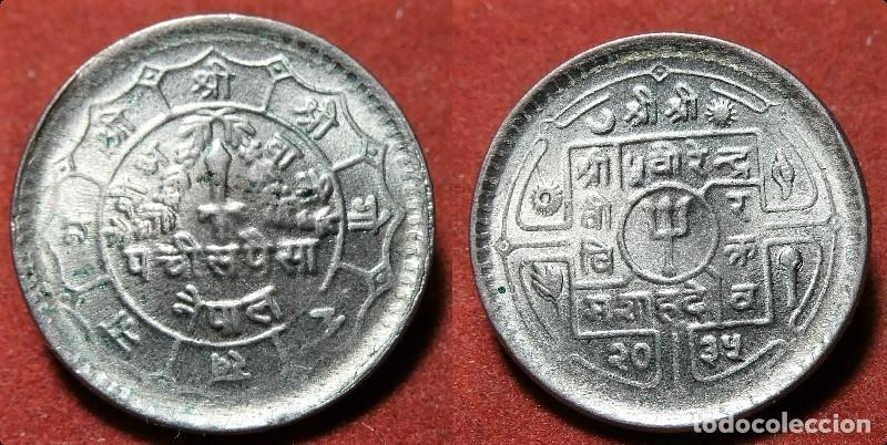 Monedas antiguas de Asia: MONEDA DE NEPAL 20 mm - Foto 1