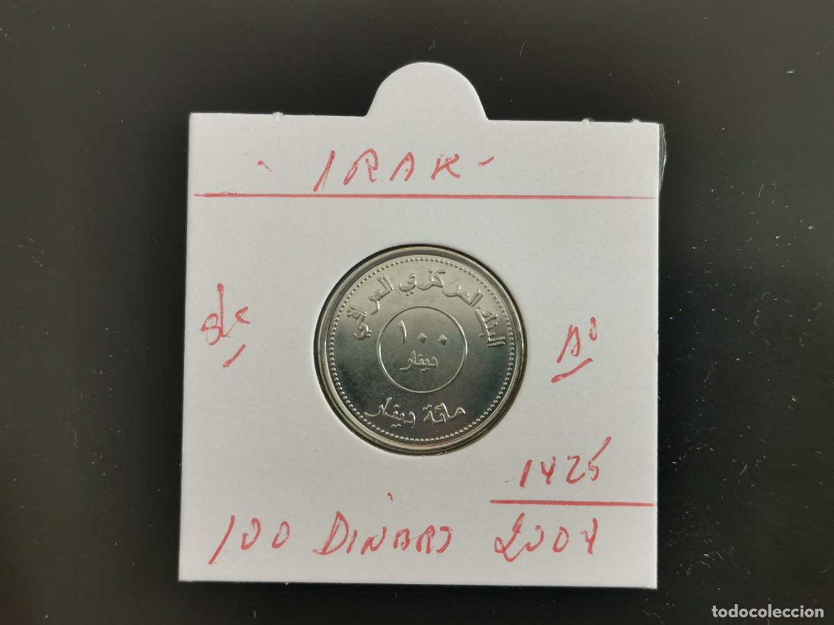 Alte M&uuml;nzen aus Asien: IRAK(IRAQ) 100 DINARS 2004(1425) S/C KM=177 (ACERO)
