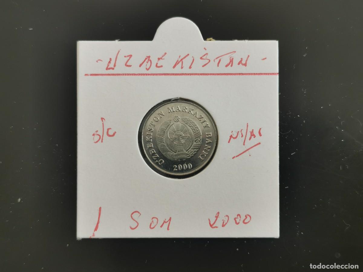 Alte M&uuml;nzen aus Asien: UZBEKISTAN 1 SOM 2000 S/C KM=12 (NIQUEL-ACERO)