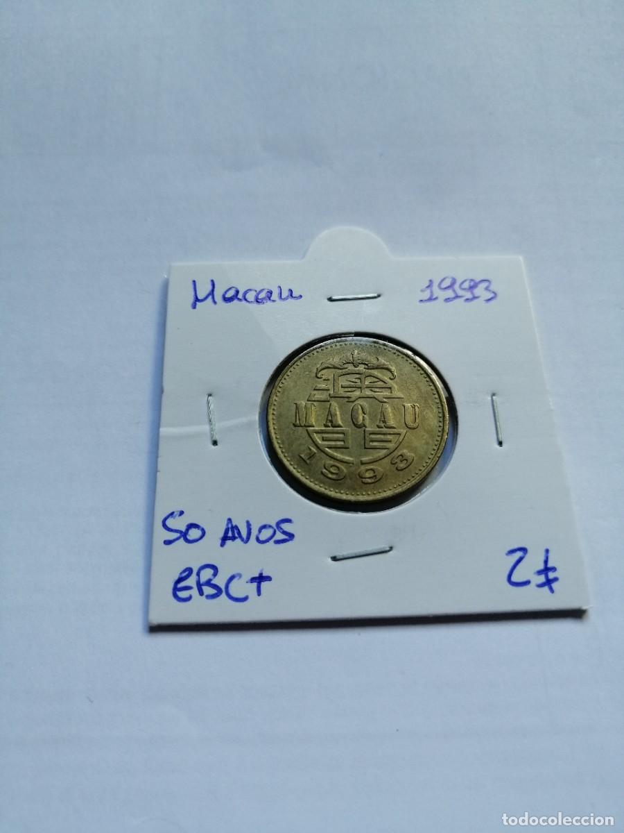 Monedas antiguas de Asia: Macau 50 Avos 1993 - Foto 1