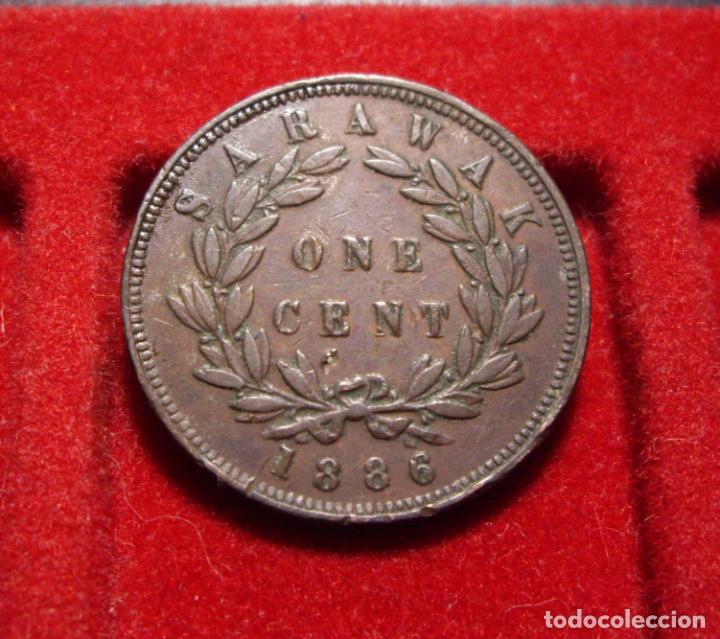 Monedas antiguas de Asia: SARAWAK - 1 CENTAVO 1886 - Foto 2