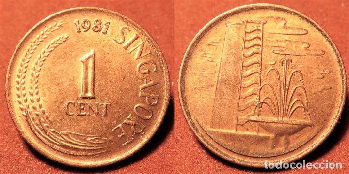 Monedas antiguas de Asia: MONEDA DE SINGAPUR 1 CENT 1981 - Foto 1