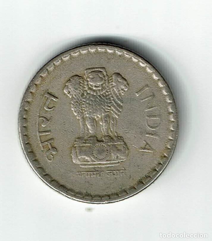Monedas antiguas de Asia: INDIA 5 RUPIAS 1998 - Foto 1