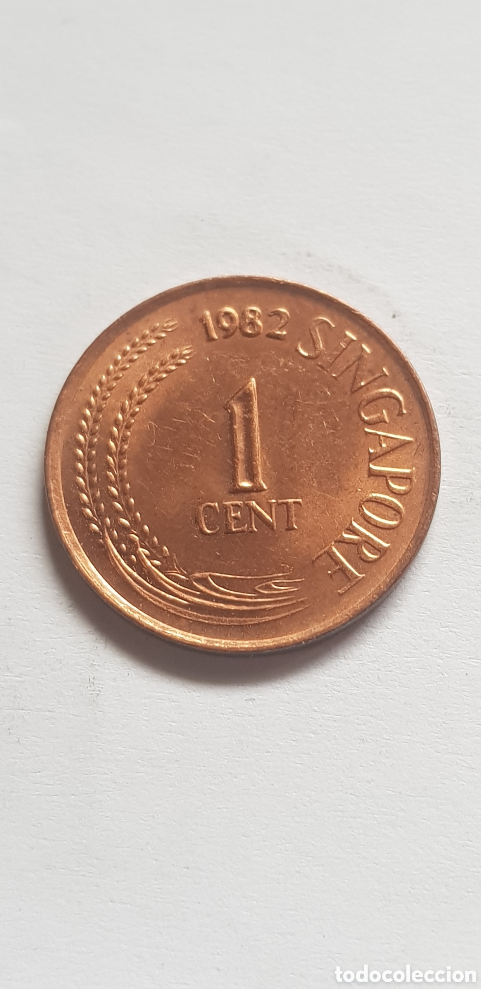 Monedas antiguas de Asia: 1 Cent 1982 Singapur c&eacute;ntimo de d&oacute;lar Singapore - Foto 1