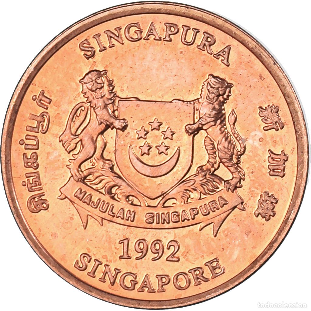 Monedas antiguas de Asia: [#1491813] Moneda, Singapur, Cent, 1992 - Foto 1