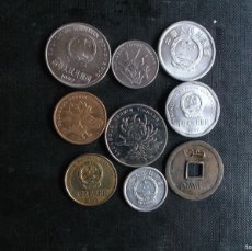 Monedas antiguas de Asia: CONJUNTO DE 9 MONEDAS DE CHINA DIVERSAS EPOCAS