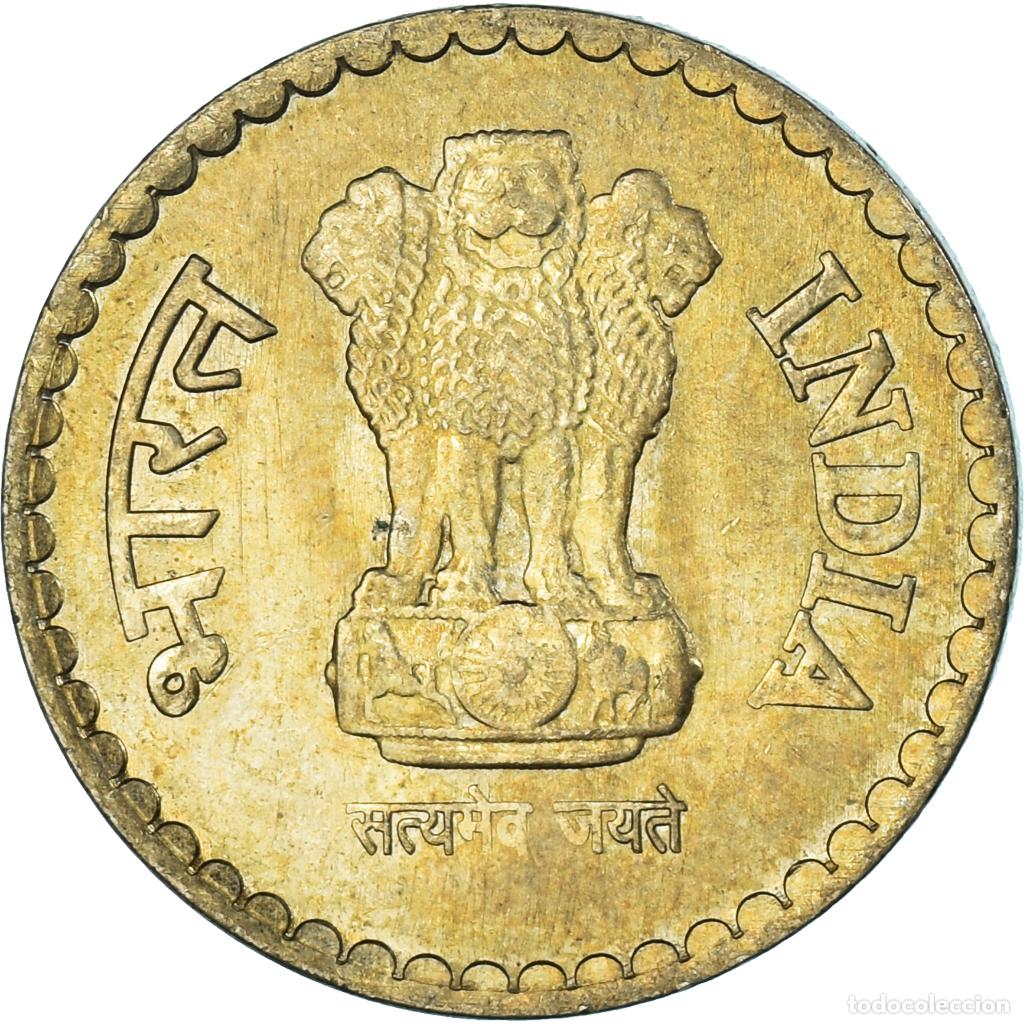 Monedas antiguas de Asia: [#1312502] Moneda, India, 5 Rupees, 2010 - Foto 1