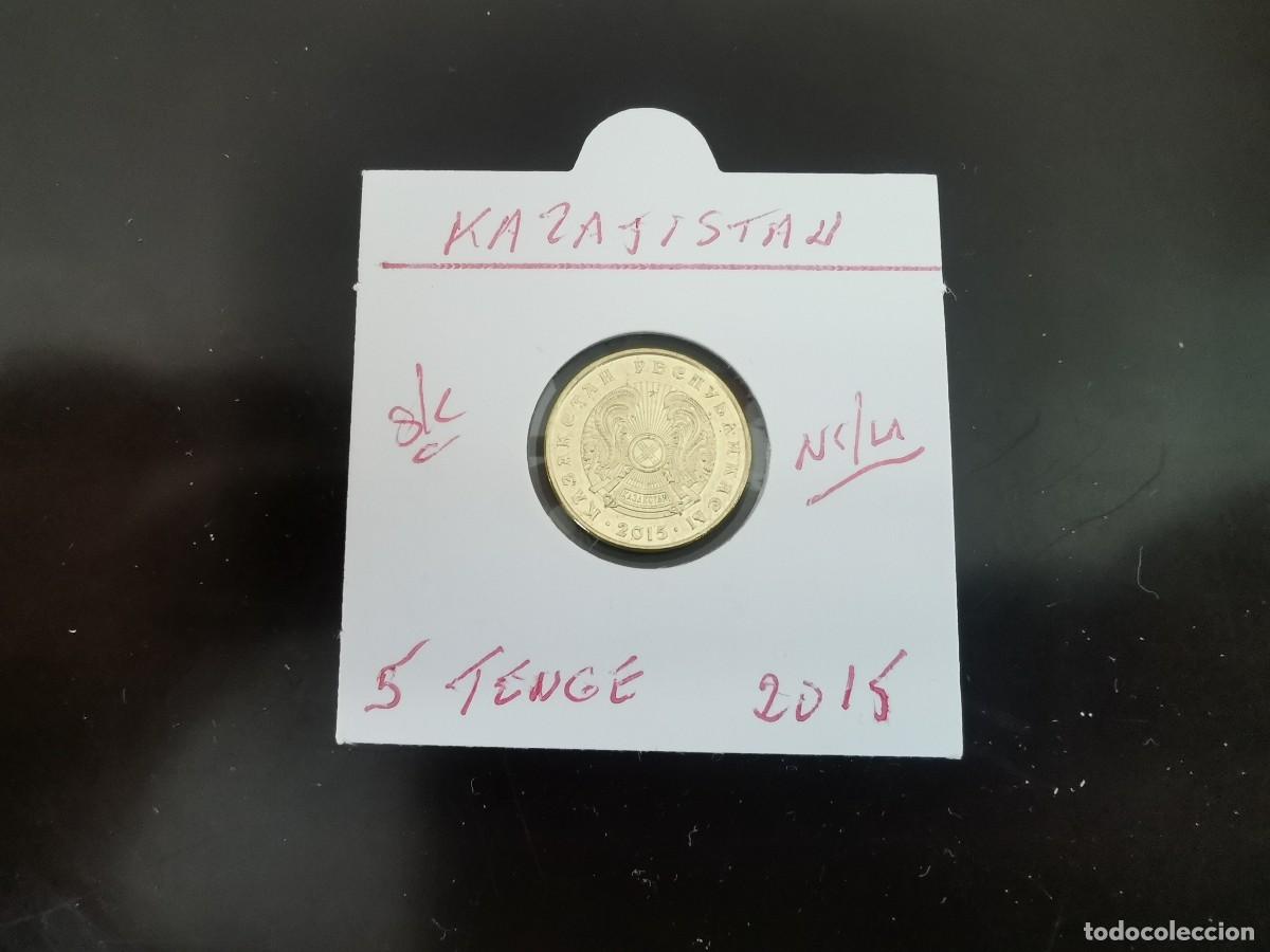 Old Coins of Asia: KAZAJISTAN 5 TENGE 2015 S/C KM=24 (NIQUEL-LAT&Oacute;N)
