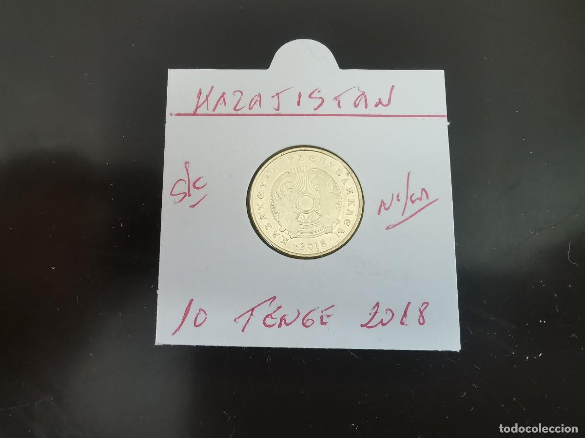Old Coins of Asia: KAZAJISTAN 10 TENGE 2018 S/C KM=25 (NIQUEL-LAT&Oacute;N)