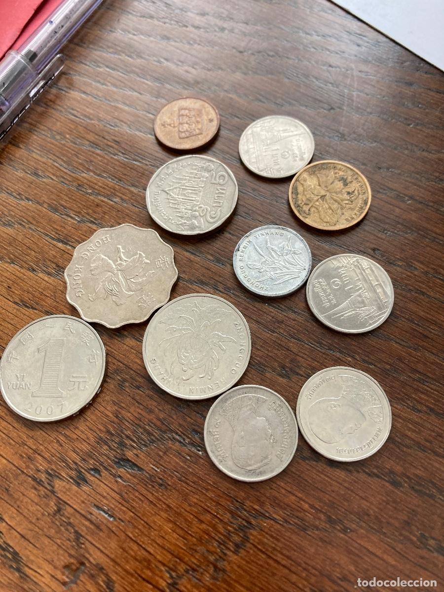 Monnaies anciennes d'Asie: LOTE DE MONEDAS DIFERENTES PAISES