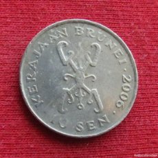 Monedas antiguas de Asia: BRUNEI 10 SEN 2006 KM# 36 *V1. Lote 401694364