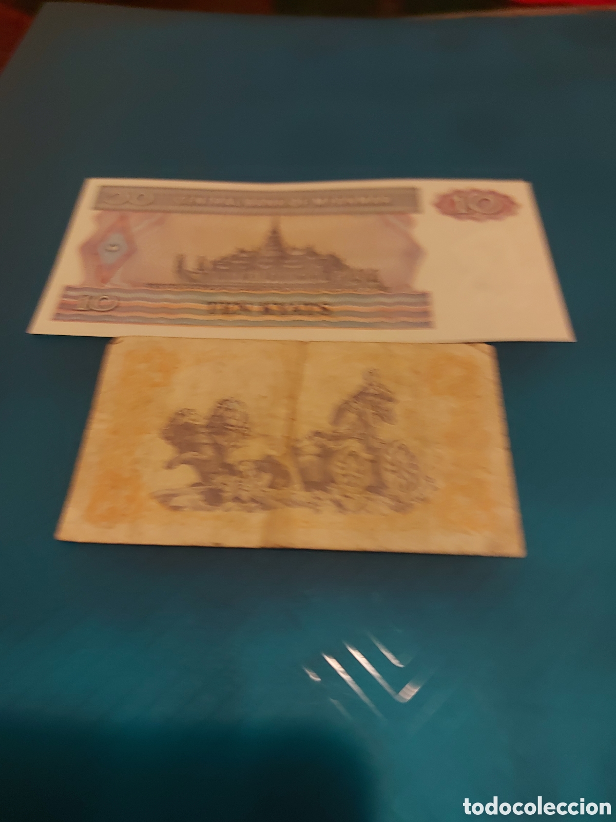 Monedas antiguas de Asia: Espa&ntilde;a yMyanmar - Foto 1