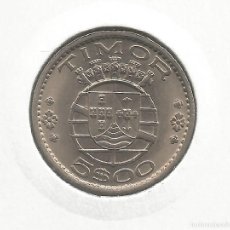 Monedas antiguas de Asia: T796) TIMOR 5 ESCUDOS 1970 - CU/NI - UNC. Lote 402487849