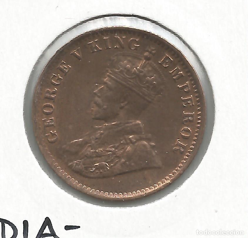 Monete antiche di Asia: t817) INDE-BRITISH 1/4 ANNA 1919 - BRONZE - XF/EBC