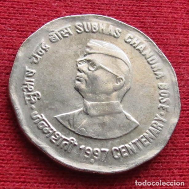 Monedas antiguas de Asia: India 2 rupees 1997 Bose unc - Foto 1