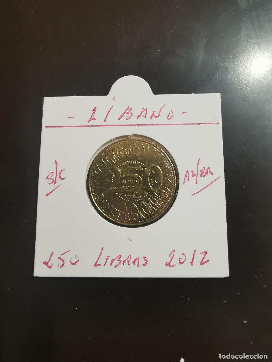 Monete antiche di Asia: LIBANO 250 LIBRAS 2012 S/C KM=36 (ALUMINIO-BRONCE))