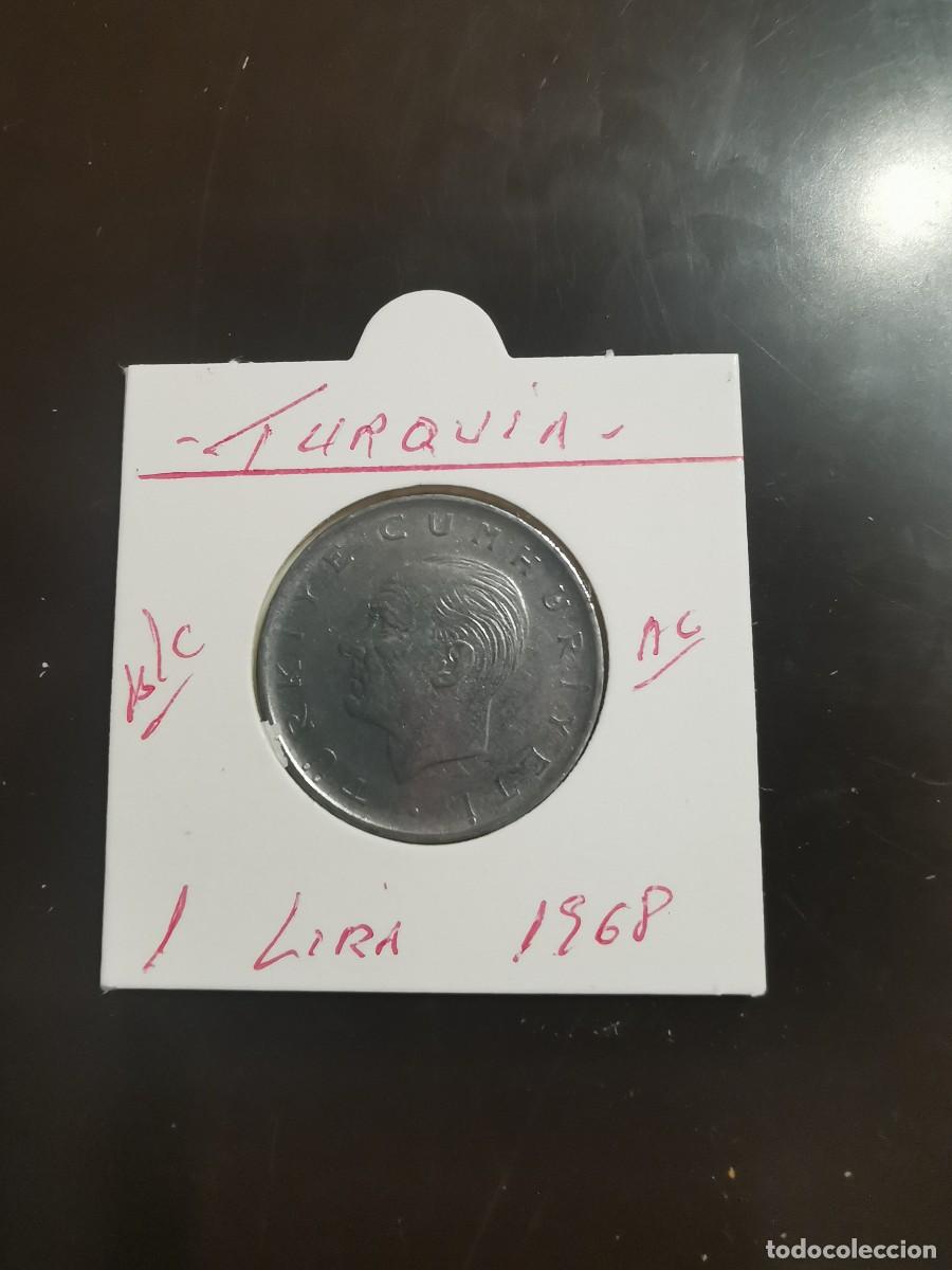 Monedas antiguas de Asia: TURQUIA(TURKIA)1 LIRA 1968 BC KM=889 a.2 (ACERO)