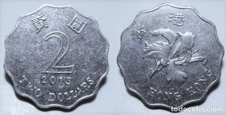 Monedas antiguas de Asia: MONEDA DE HONG KONG 2 DOLLARS 2013 - Foto 1