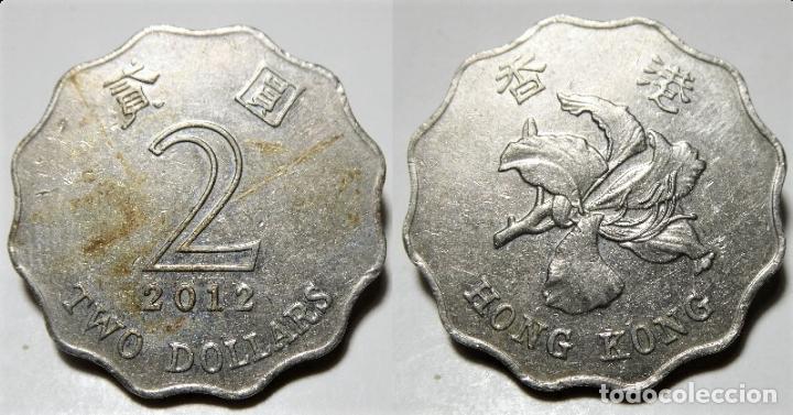 Monedas antiguas de Asia: MONEDA DE HONG KONG 2 DOLLARS 2012 - Foto 1