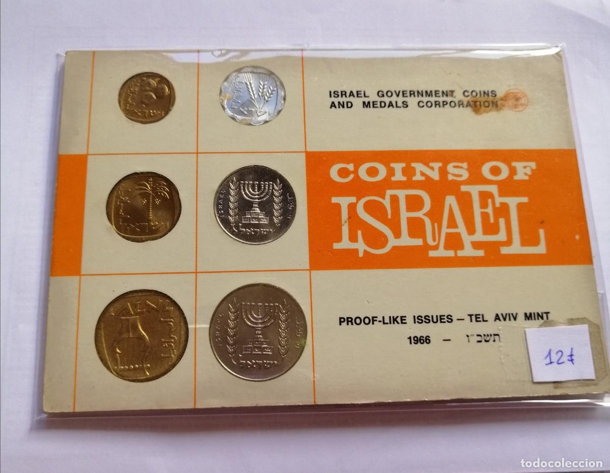 Monedas antiguas de Asia: Cartera de monedas de Israel 1966 Proof - Foto 1