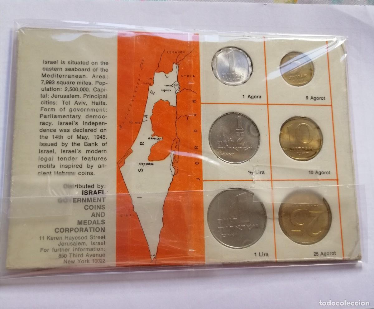 Monedas antiguas de Asia: Cartera de monedas de Israel 1966 Proof - Foto 2
